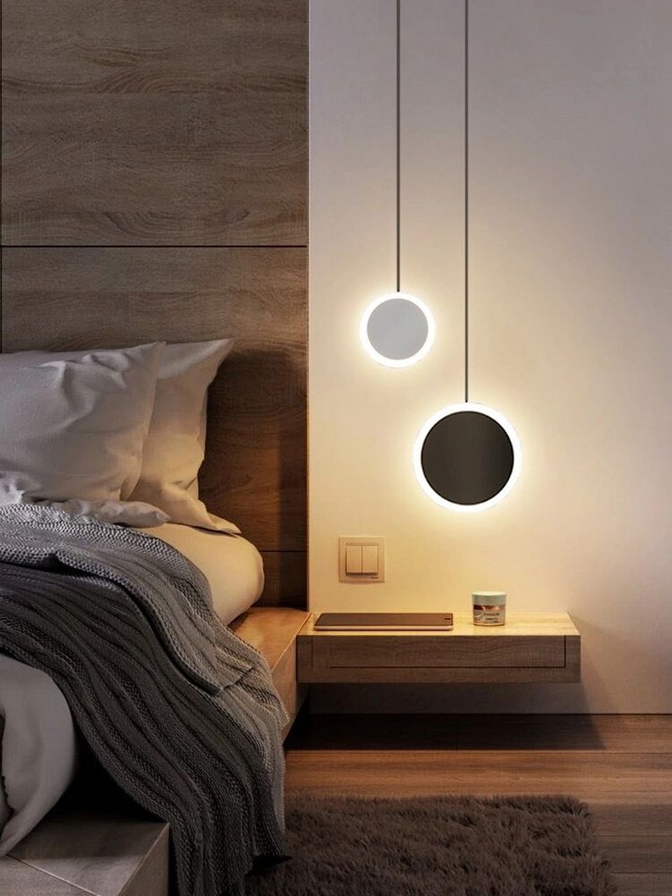 今天给大家推荐 18款平价高颜值的卧室床头吊灯.