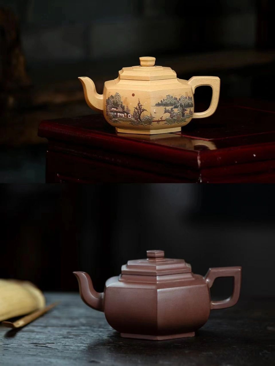 紫砂壶型讲解第40款:六方雪华 雪华壶又叫"雪花壶",是顾景舟大师70