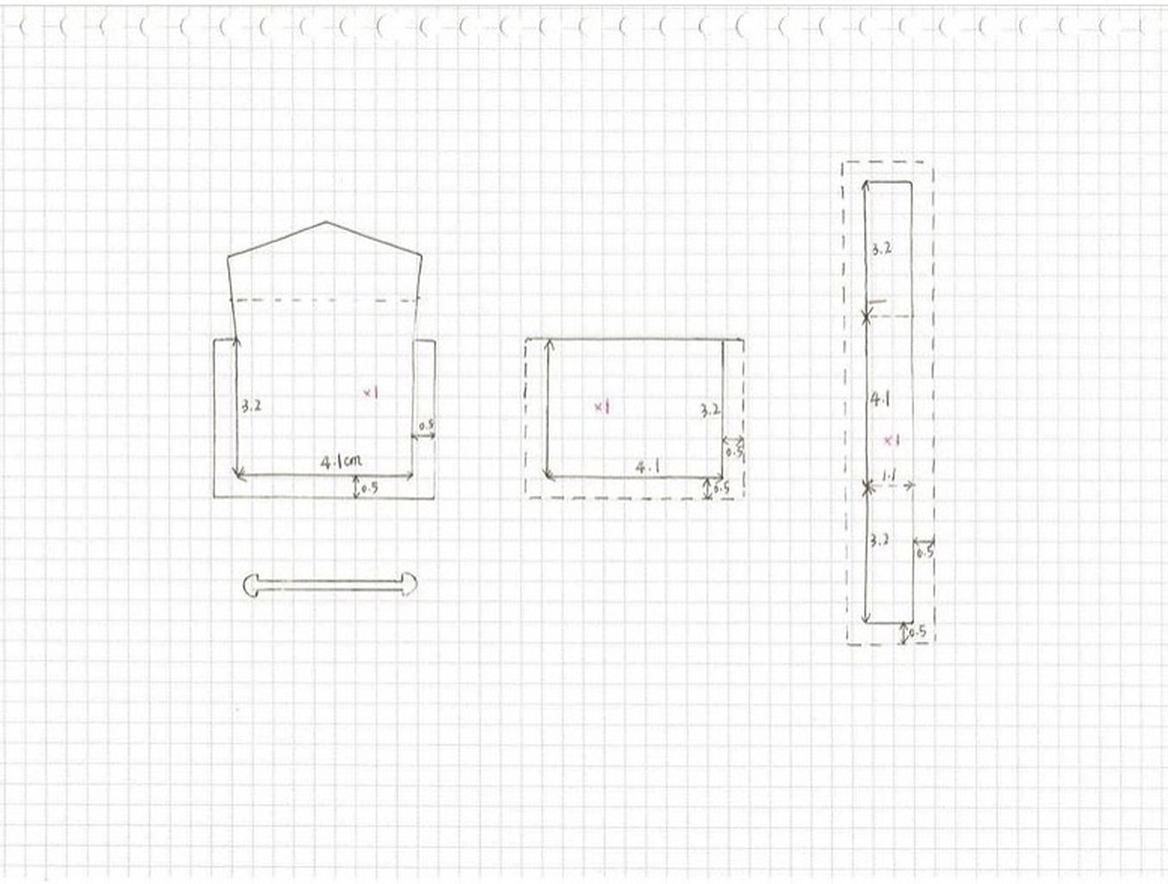 娃用小皮包制作图纸 #blythe小布娃娃