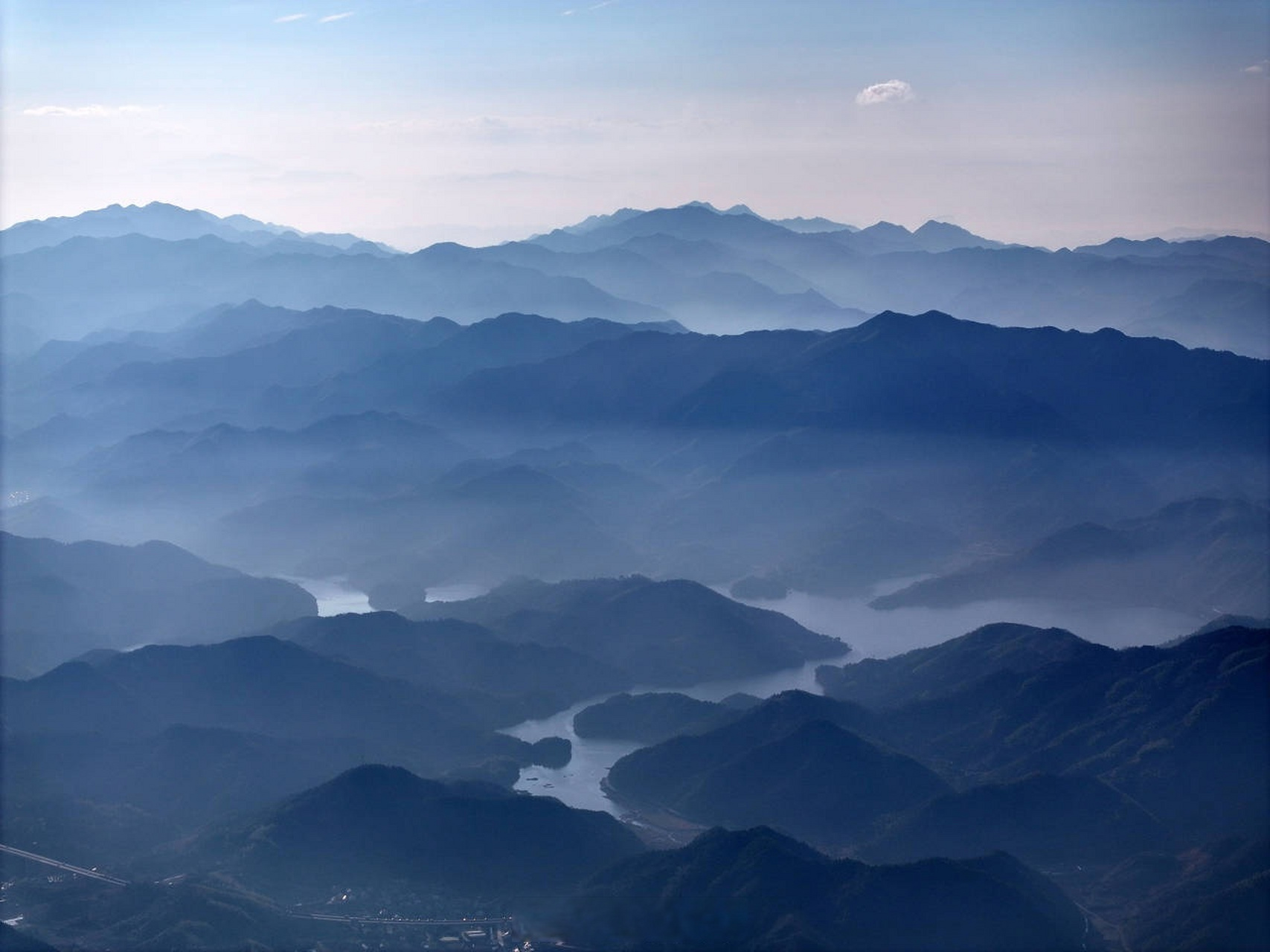 东白山云海图片