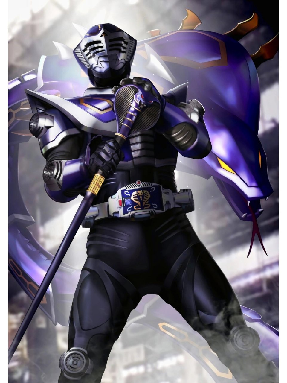 假面骑士龙骑壁纸(2) 蛇叔是真的有气质