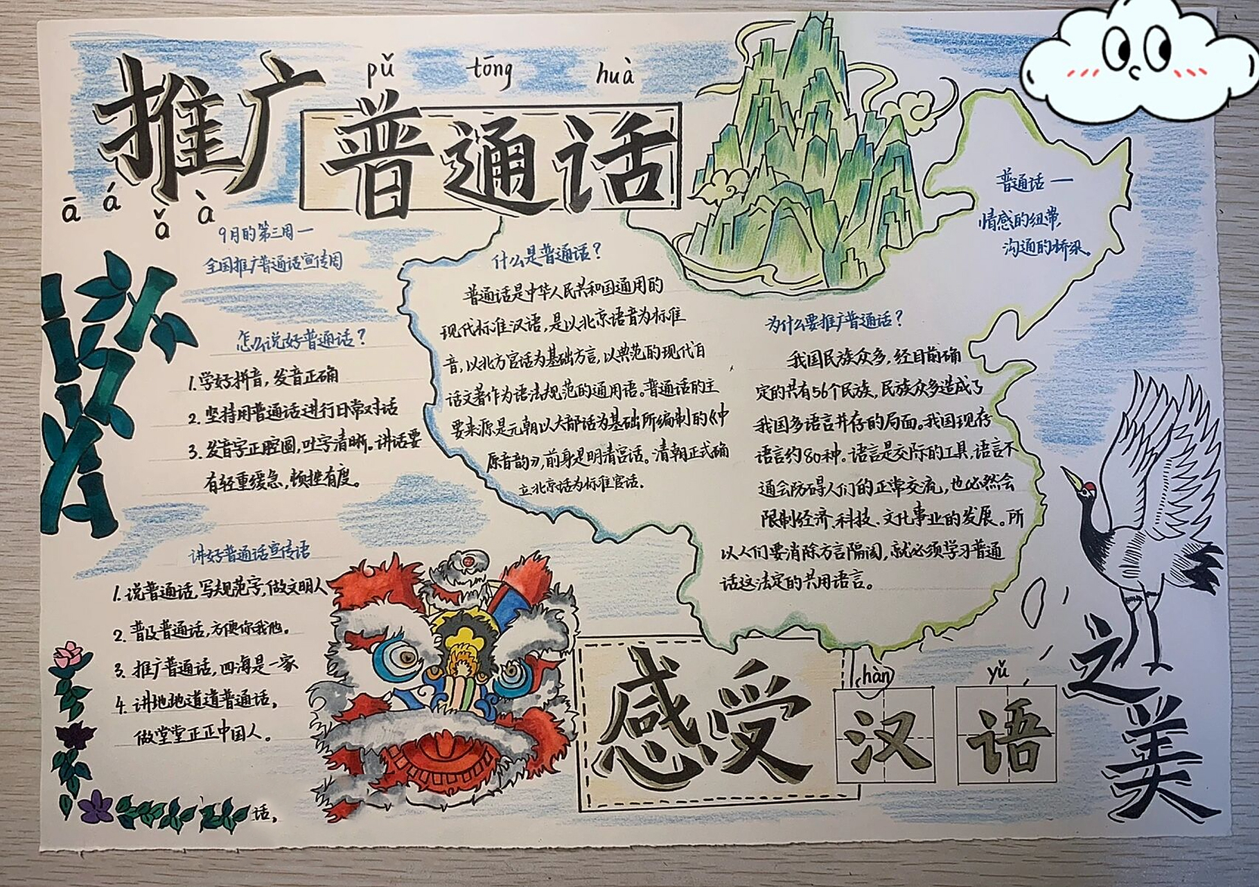 推广普通话手抄报97
