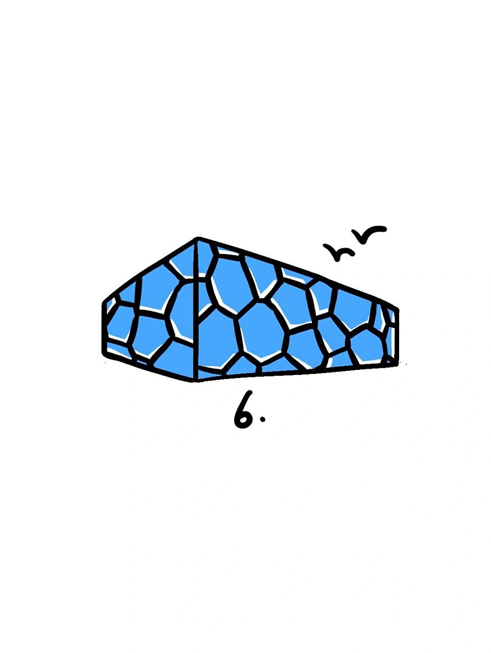 地标建筑简笔画教程39 地标建筑39-水立方,国家游泳中心,别名"水立方