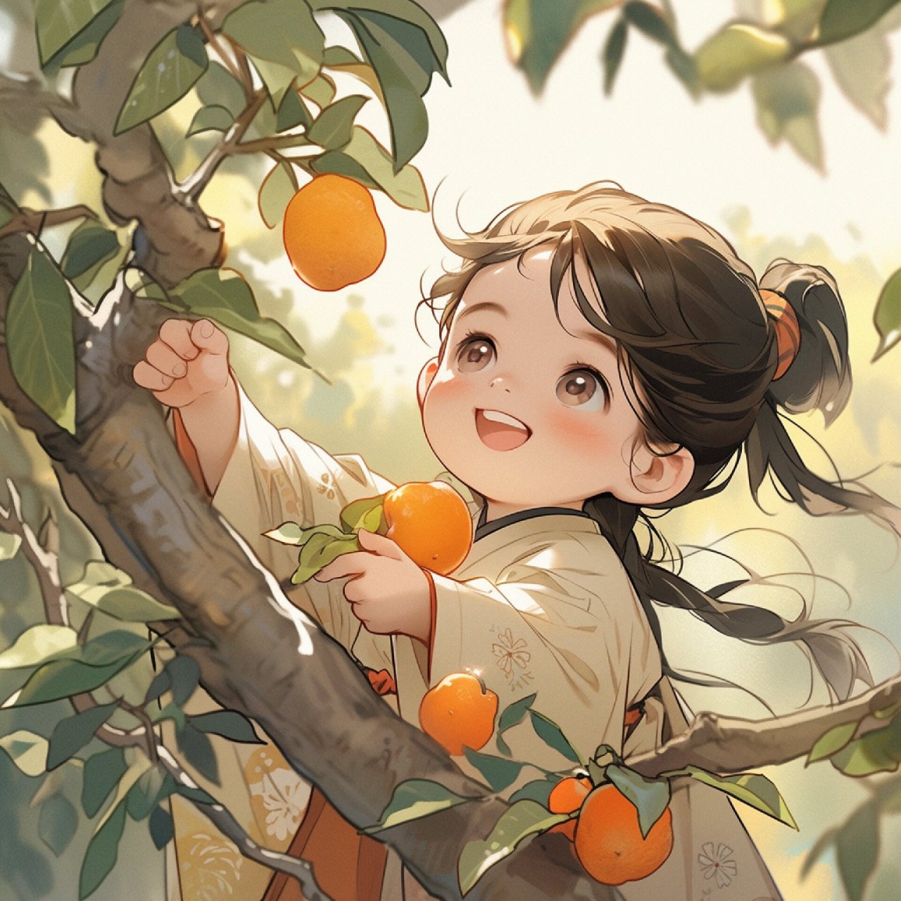 招财头像‖柿柿如意 柿柿顺心,柿柿如意