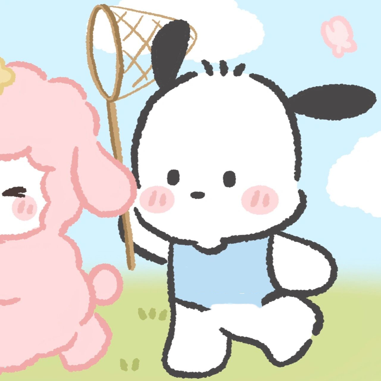 一起抓蝴蝶03 是piano和小帕的甜蜜瞬间呀 - 二改设计 可自截做头像