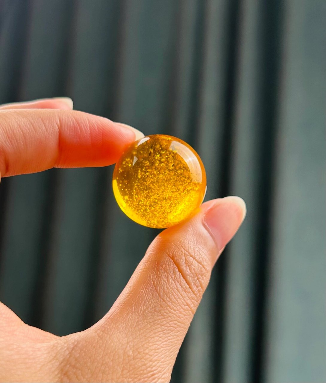 金沙78(净水金沙90) #金沙蜜蜡# #金沙单珠# #焦皮料满金沙珠子