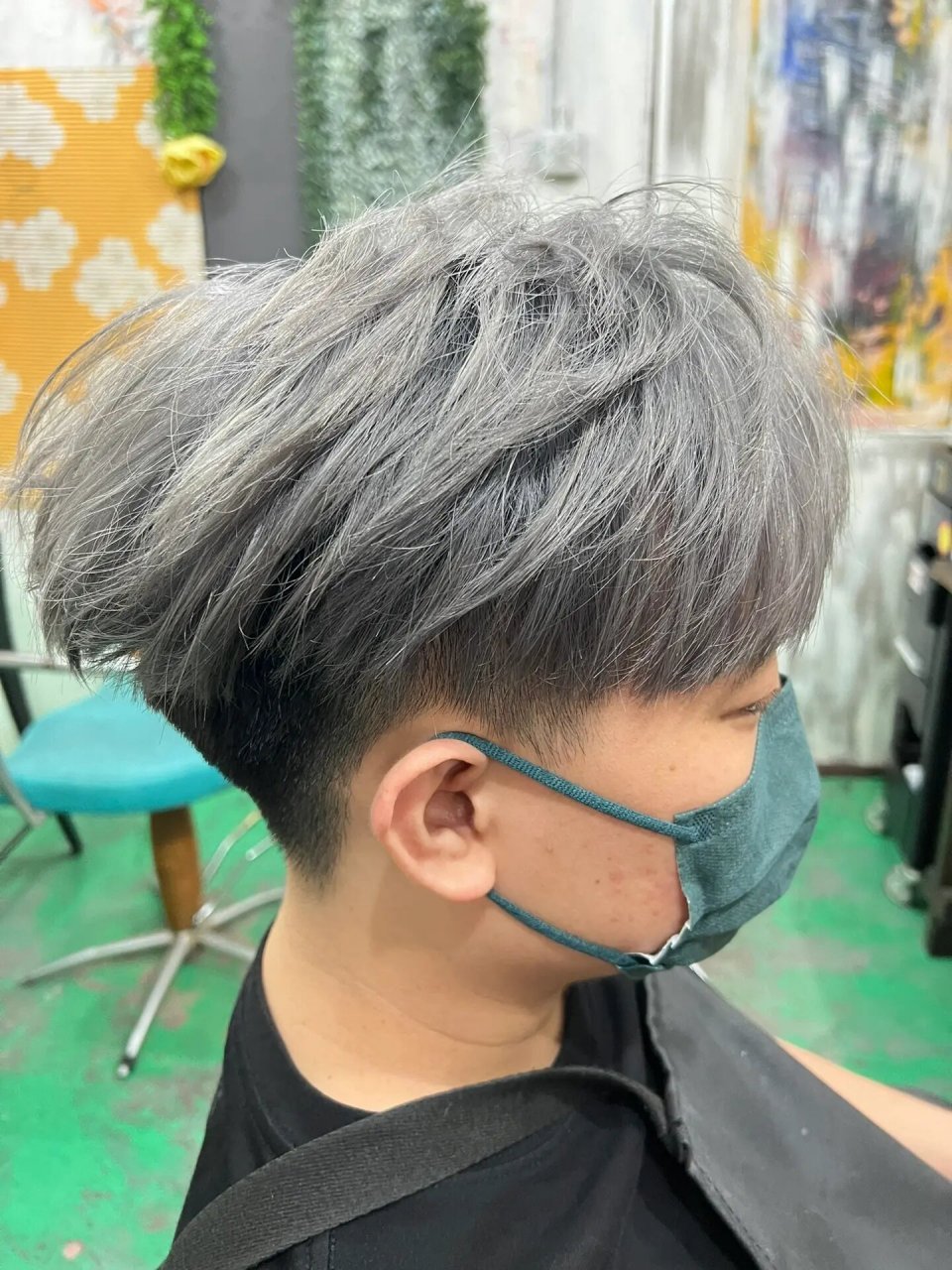 雾霾灰/奶奶灰发色 我觉得呢,每个男生一生也该尝试一下这个灰色系