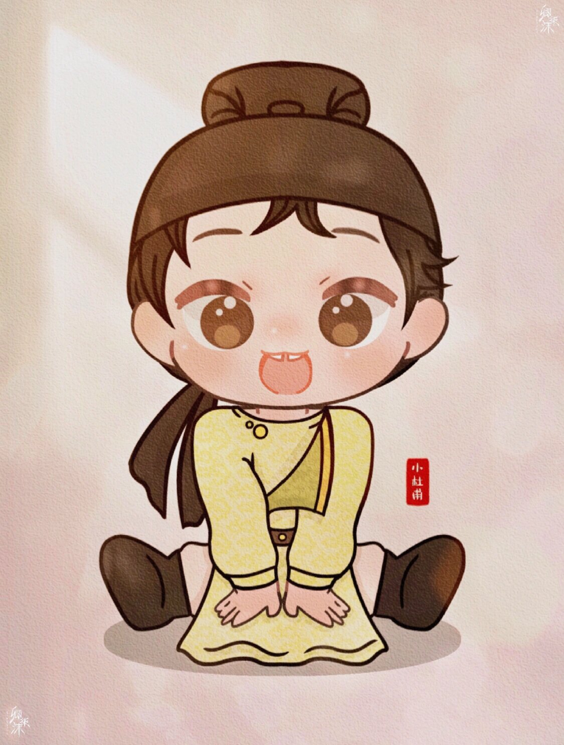 【q版/长安三万里】摸个q版小杜甫