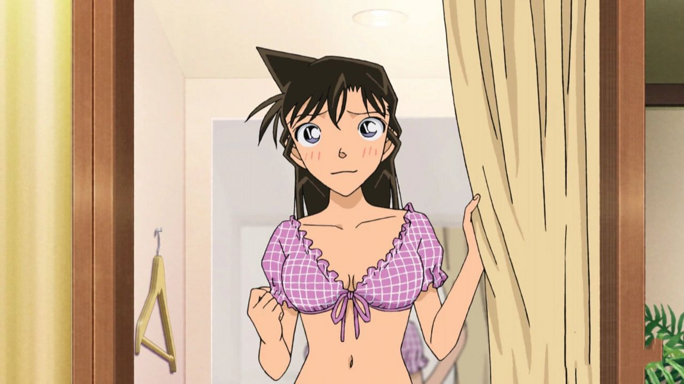 名侦探柯南 小兰泳衣秀(一) 柯南 当小孩好好