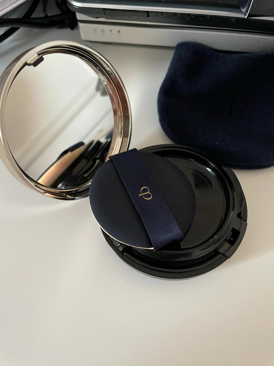 cpb钻光气垫o10色号评测 cpb钻光气垫——免税店版本—o10色号 额头没