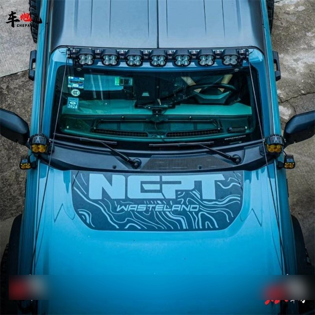 适用福特bronco烈马车贴拉花 坦克300牧马人越野车身改装个性贴纸