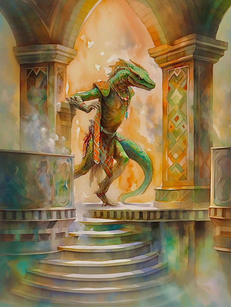 人物设计:古埃及神话·鳄神索贝克 "索贝克体现了尼罗河的创造力.