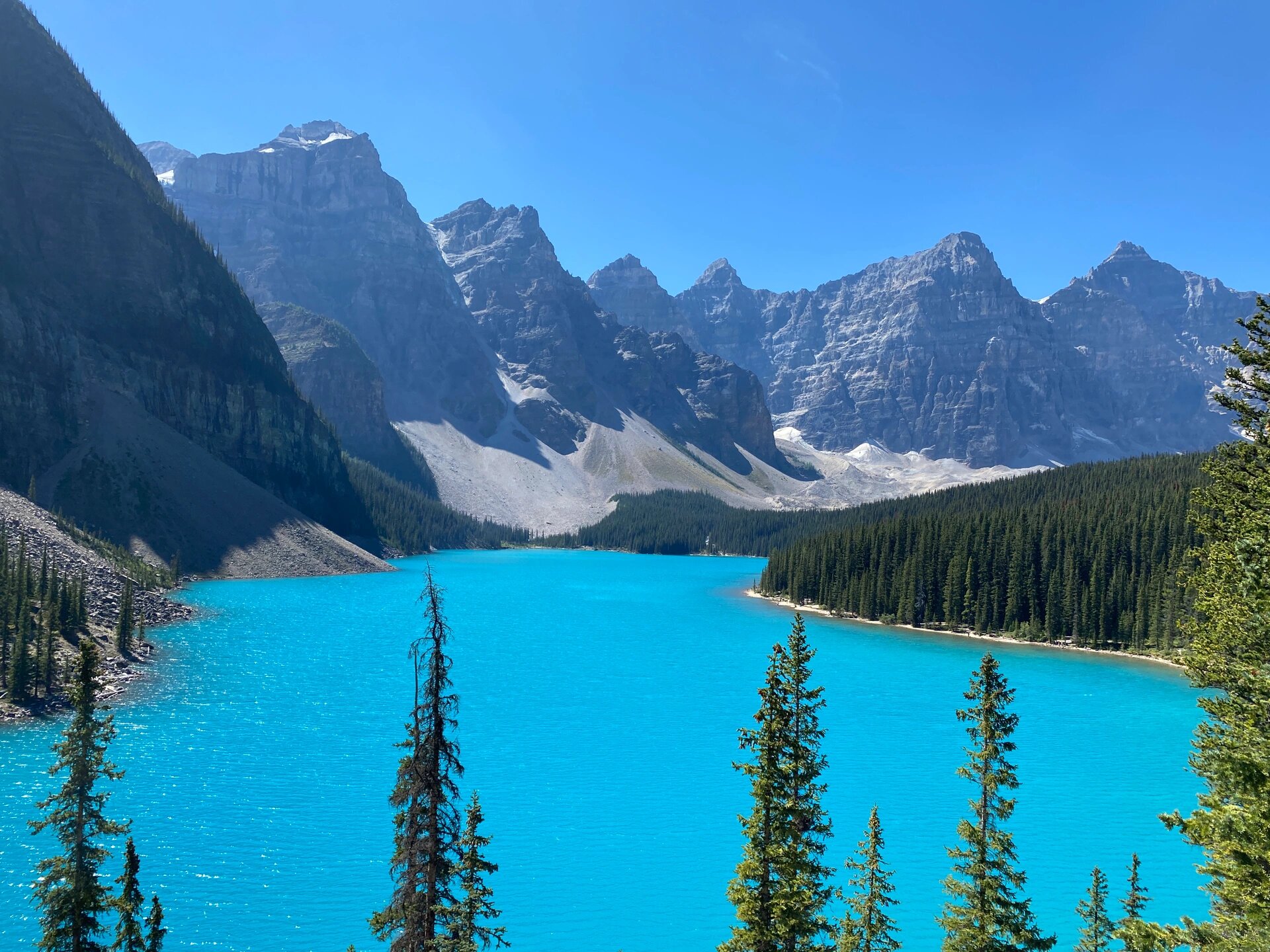 梦莲湖加拿大班夫国家公园