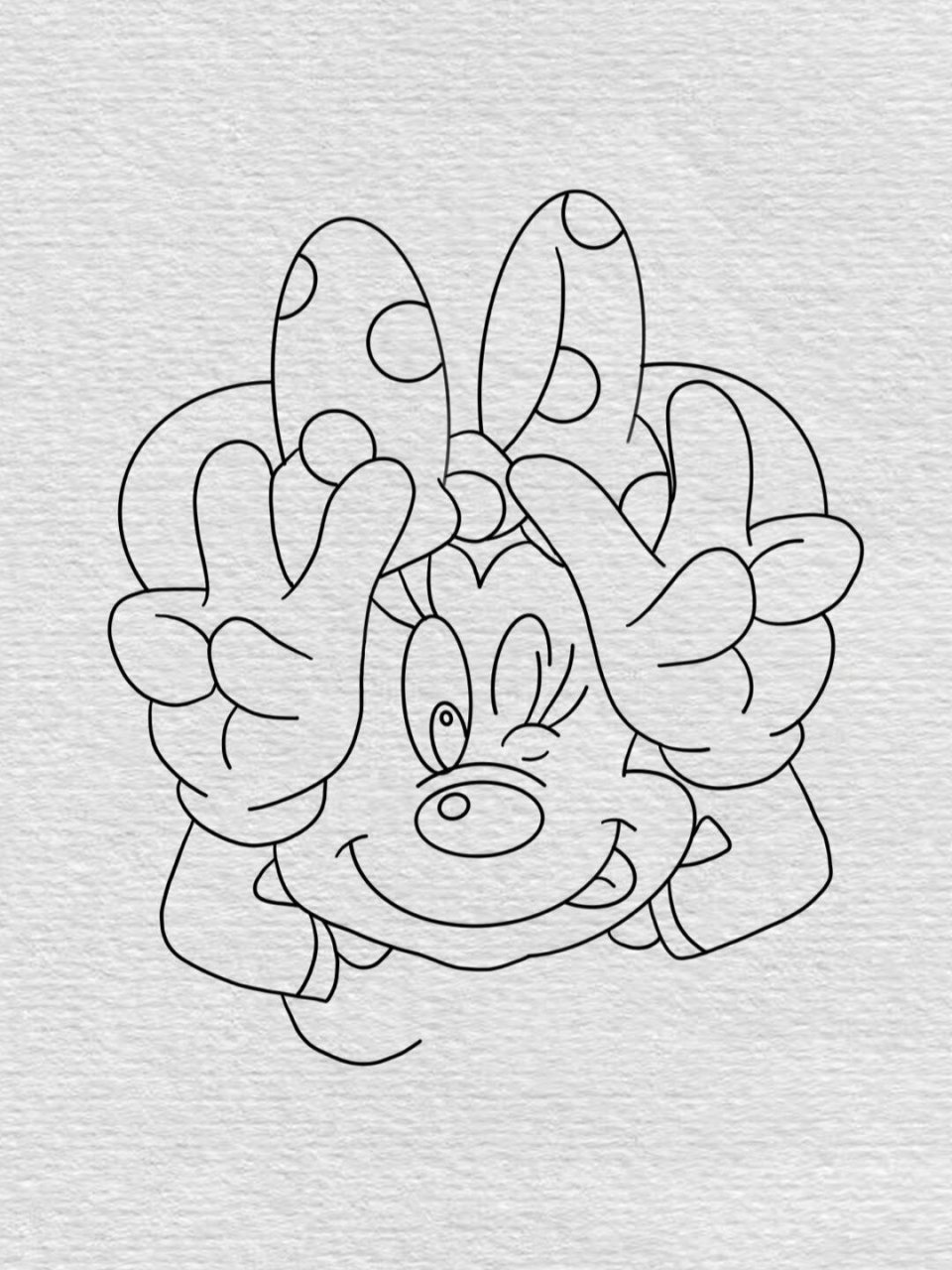 米奇老鼠简笔画教程(81) 每天一个小可爱,最近有点忙,所以有点晚更新