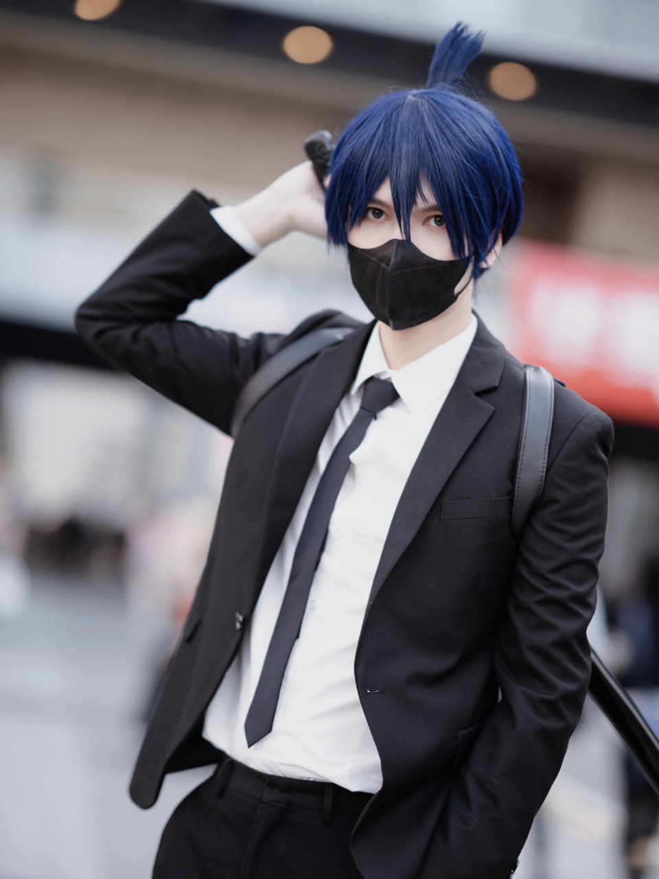 " 第一次cos早川秋 这次cpsp玩得非常开心!