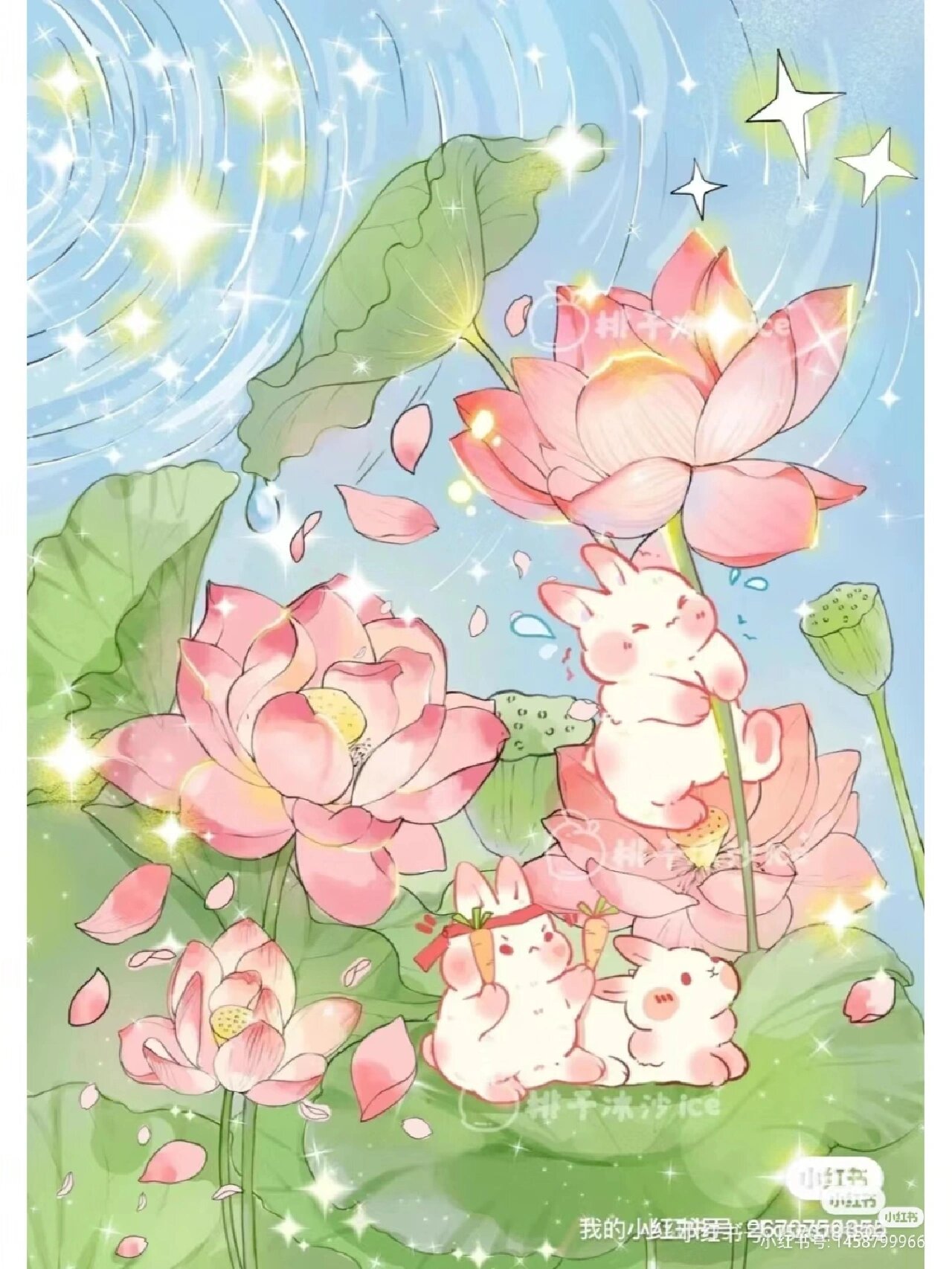 仙女兔兔手机壁纸