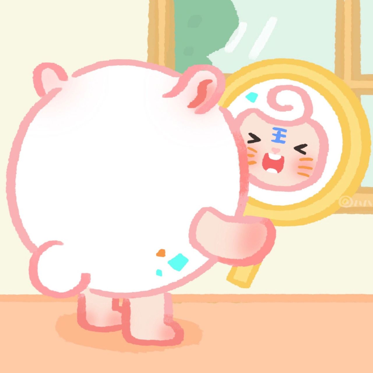 蛋仔派对/dongdong头像 怎么啦你的脸怎么花啦