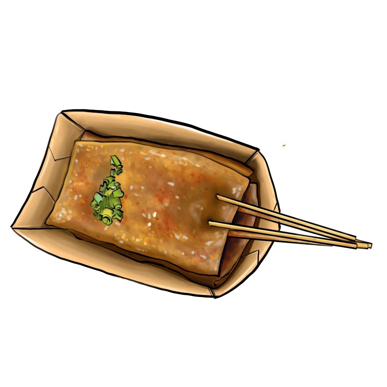 重庆美食作业手绘 疫情出不去就浅画一下家长重庆我爱吃的吧!