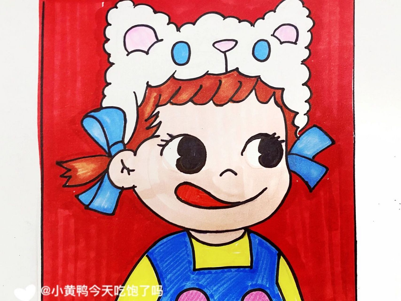 不二家简笔画 #马克笔# #卡通画# #儿童画# #不二家儿童画