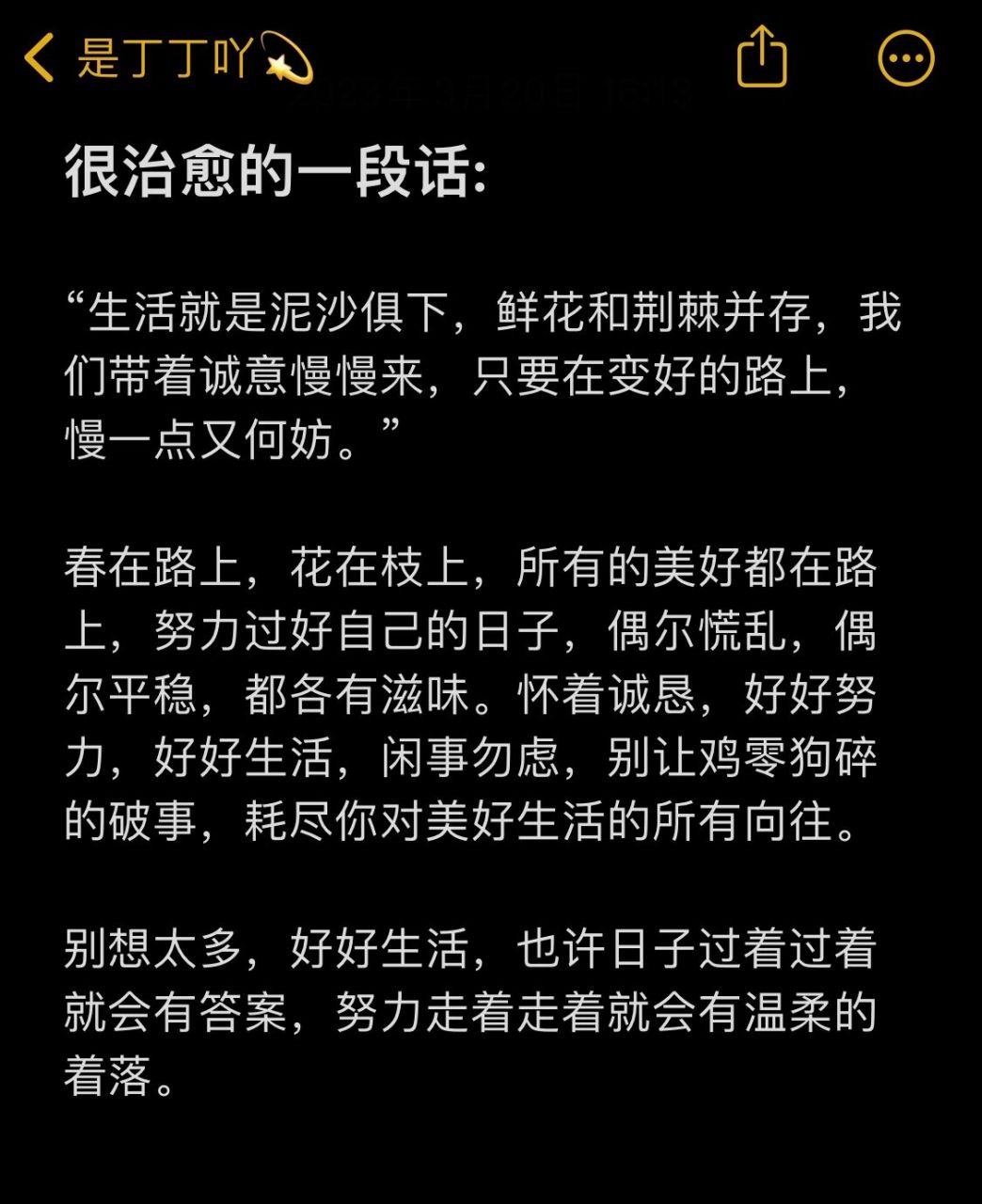 很治愈的一段话 只要在变好的路上,慢一点又何妨