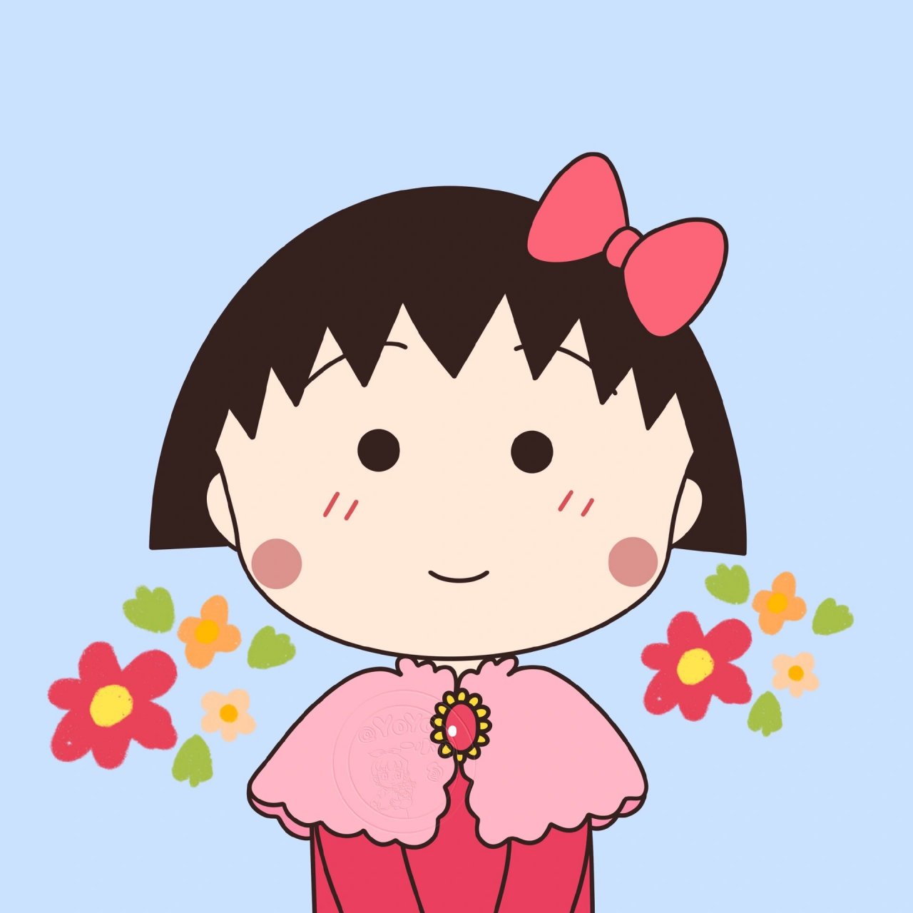 哇 樱桃小丸子头像 好可爱781578157815 可可爱爱的樱桃