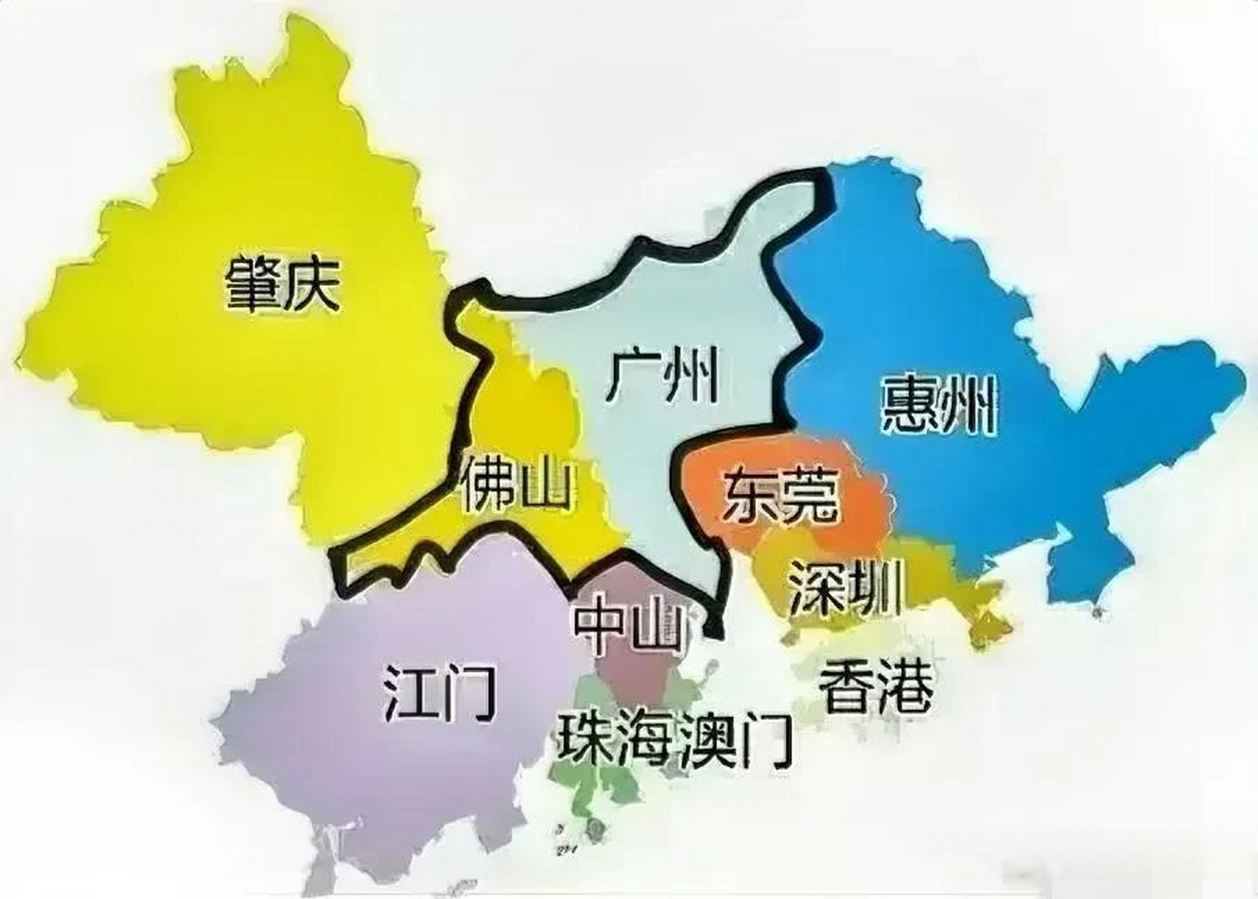 如果广州和佛山合并了,将会产生粤港澳大湾区无可争议的中心城市!