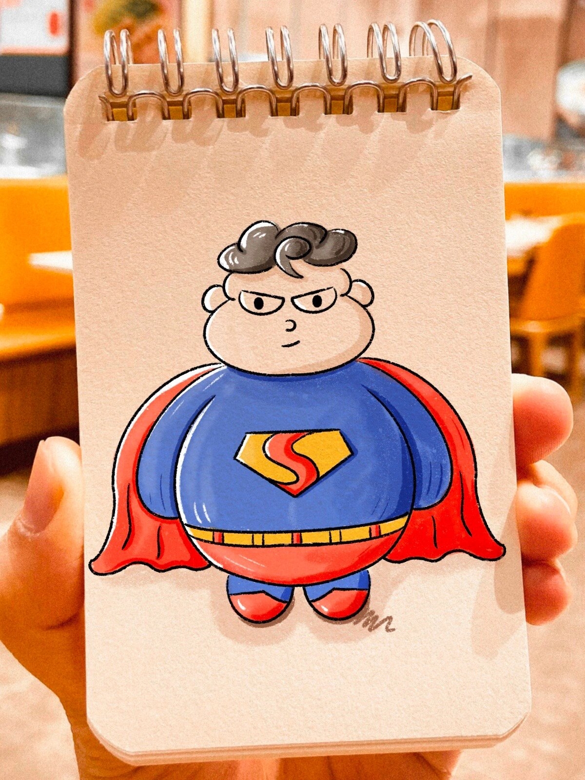 肥胖版漫威超级英雄简笔画教程|每天一画画