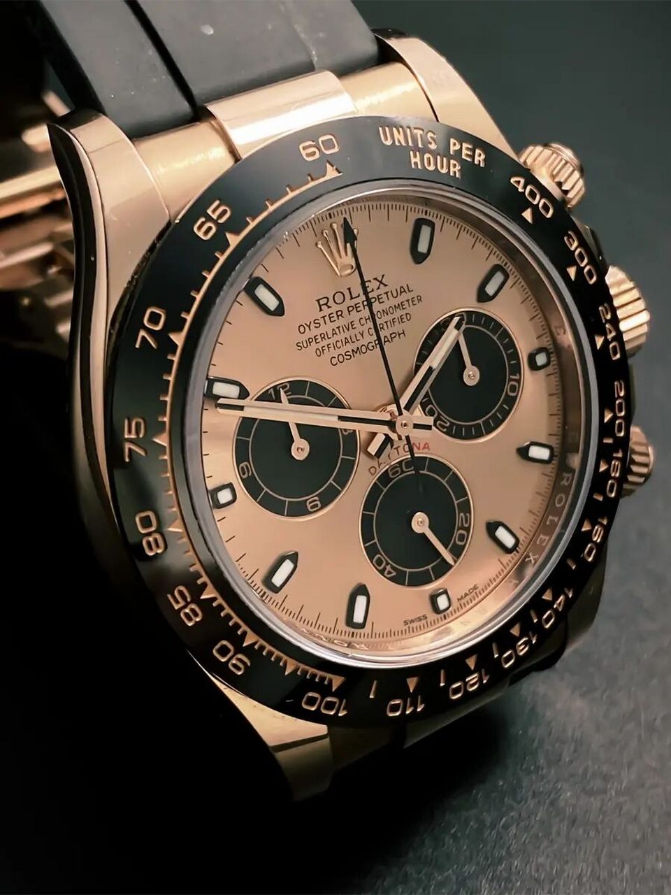 成熟稳重/劳力士迪通拿系列腕表 劳力士宇宙计型迪通拿系列116515ln粉