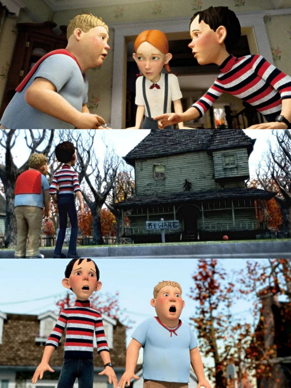 爱是一种怨念 97电影:《怪兽屋》 	 94动画片里的小孩主角团总能