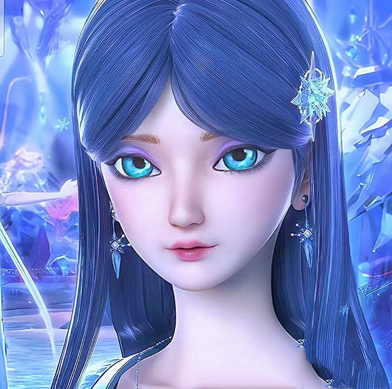 推/冰公主壁纸 头像