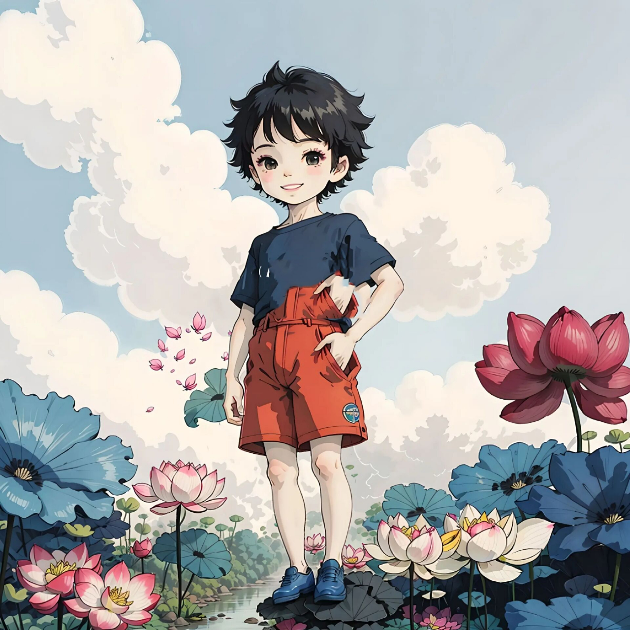 情侣头像|花海有她 山野万里,你是我藏在盛夏花海中的欢喜.