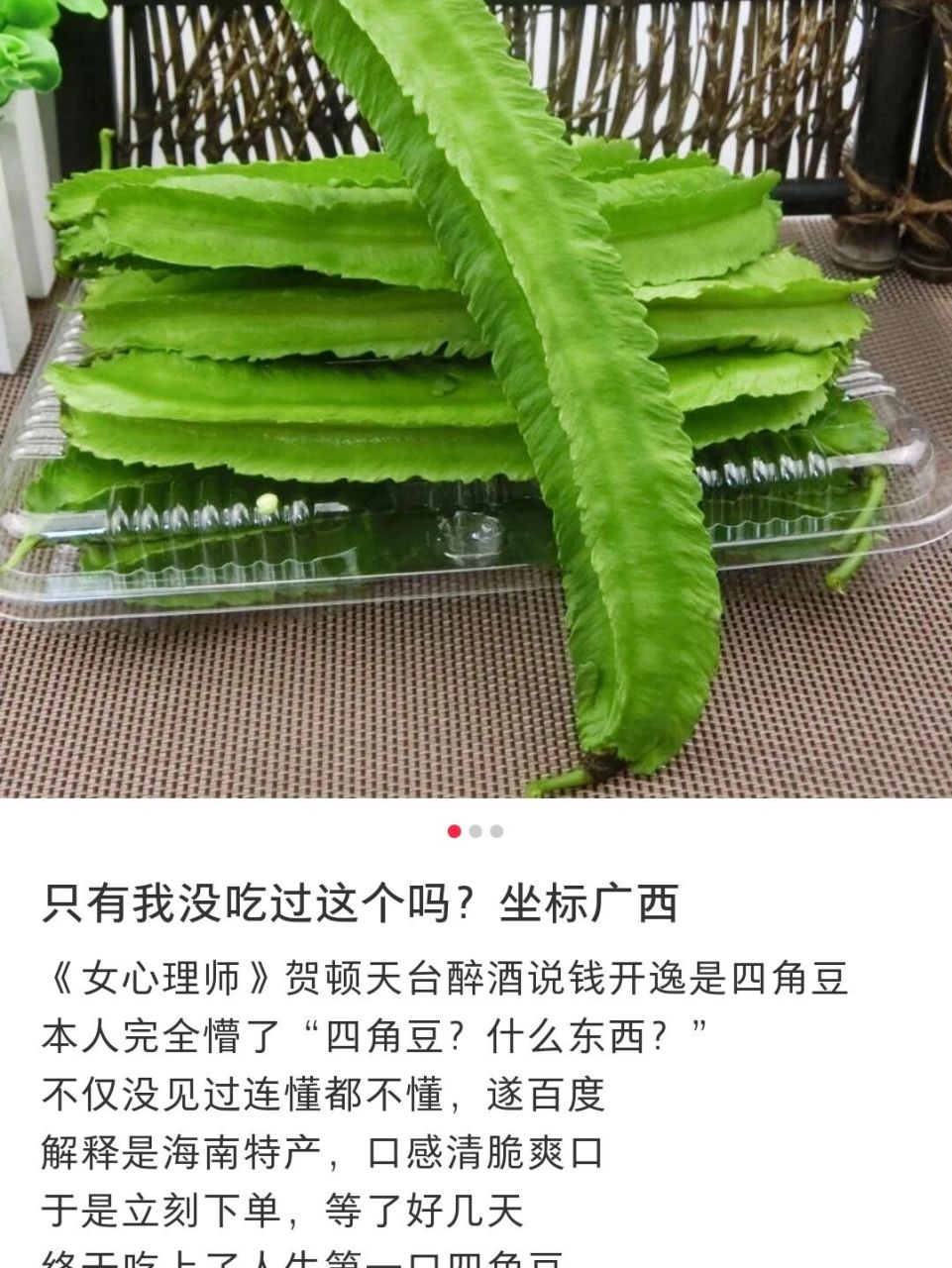 四棱豆腌酸图片