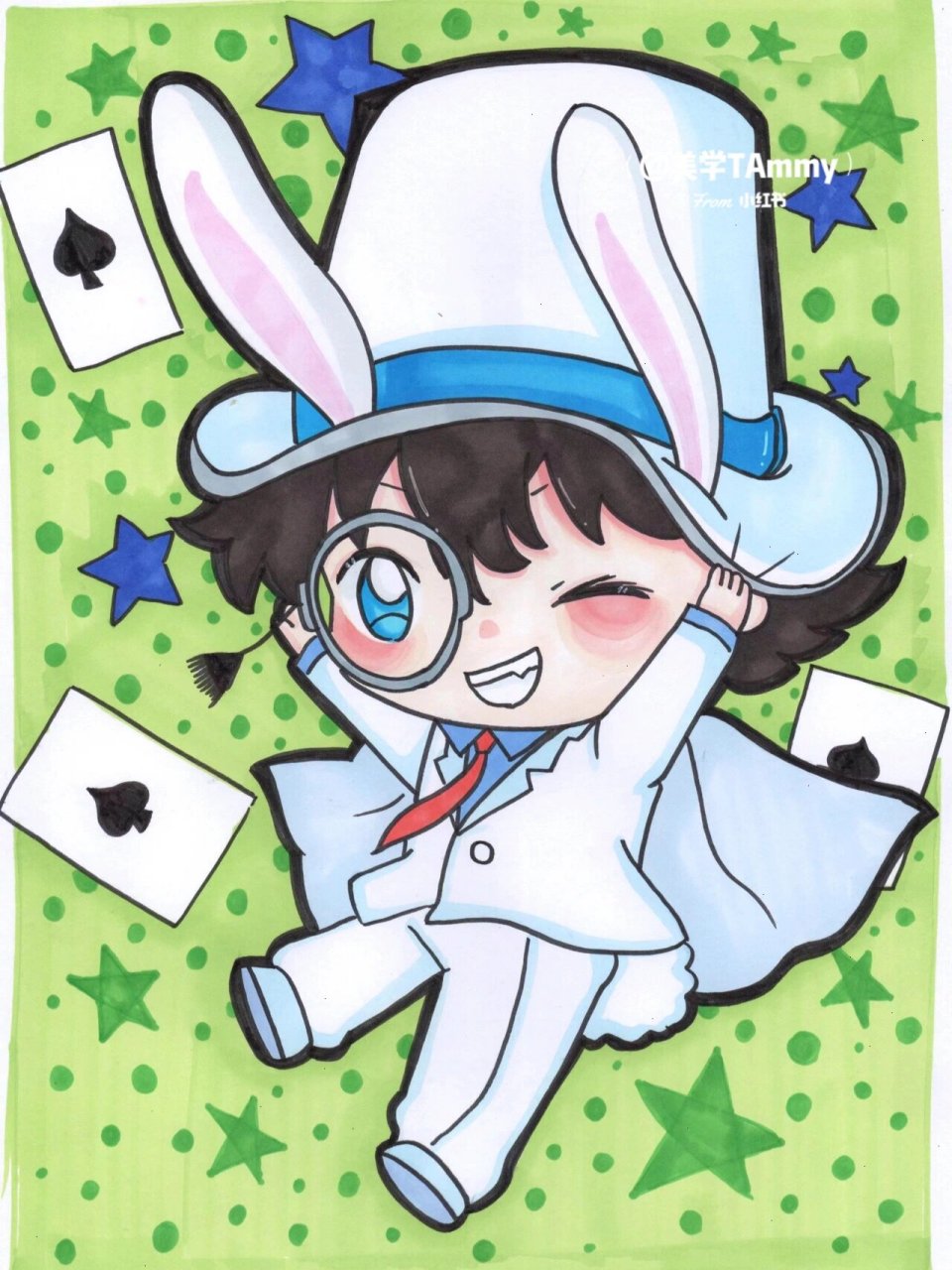 4/100q版动漫人物61怪盗基德