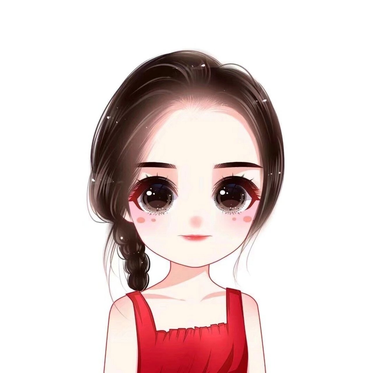 夏日清新的甜美风女生头像/微信头像 心里藏着小星星78 生活才会亮