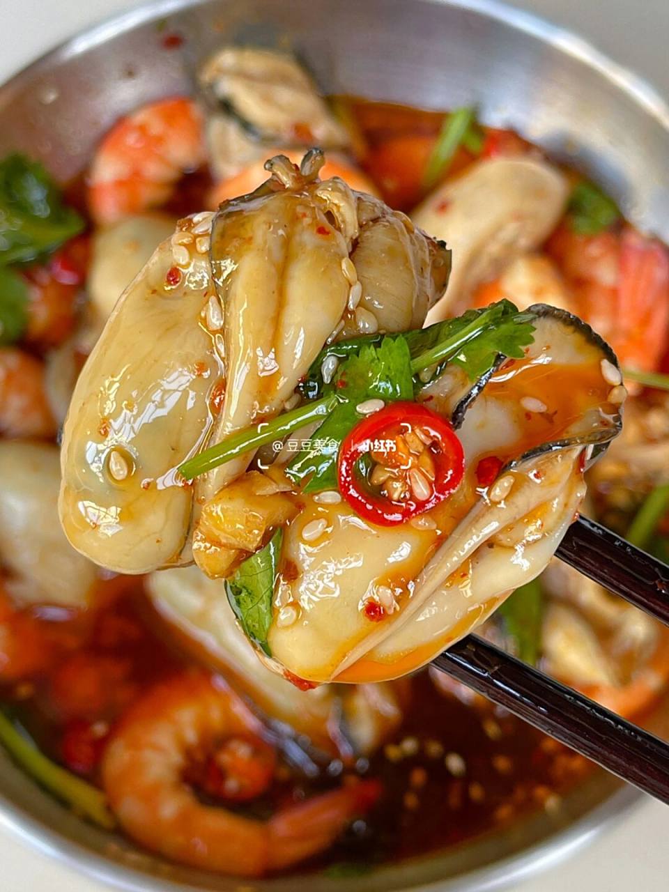 一人食吃什么# #笔记灵感# 上次捞汁花甲还没馋够,又馋上了捞汁生蚝