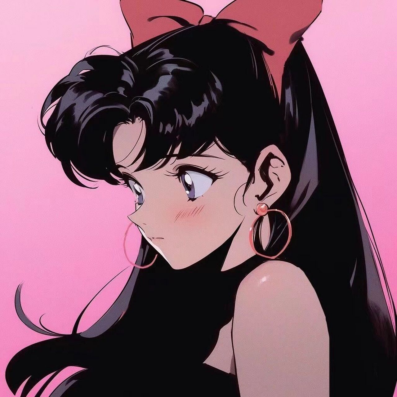 粉色少女动漫头像|卡通闺蜜姐妹复古漫画 #闺蜜头像# #头像# #漫画