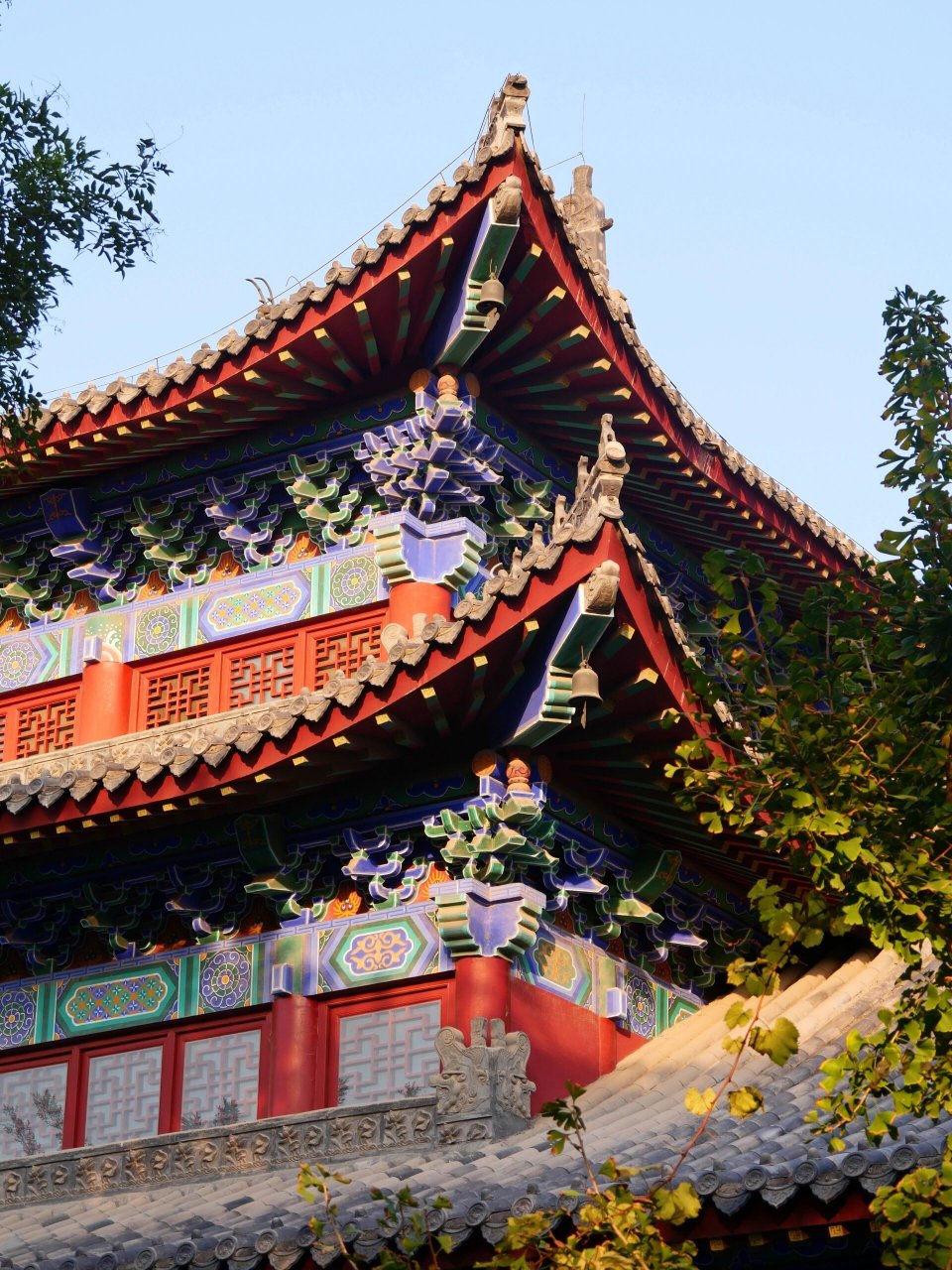 秋日在邢台的半日时光,日落前的开元寺 始建于唐代的大开元寺,明中期