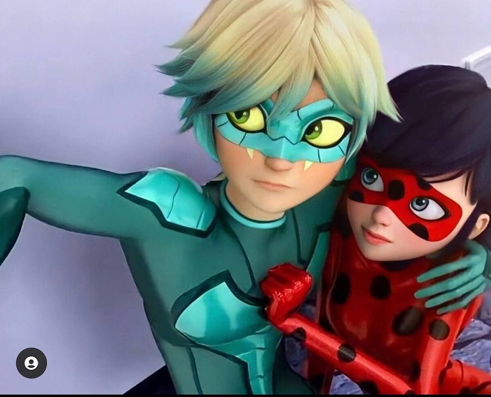 自截or私信(抱走图片就留下赞赞吧～) 	 瓢虫雷迪and黑猫诺尔 	 图片