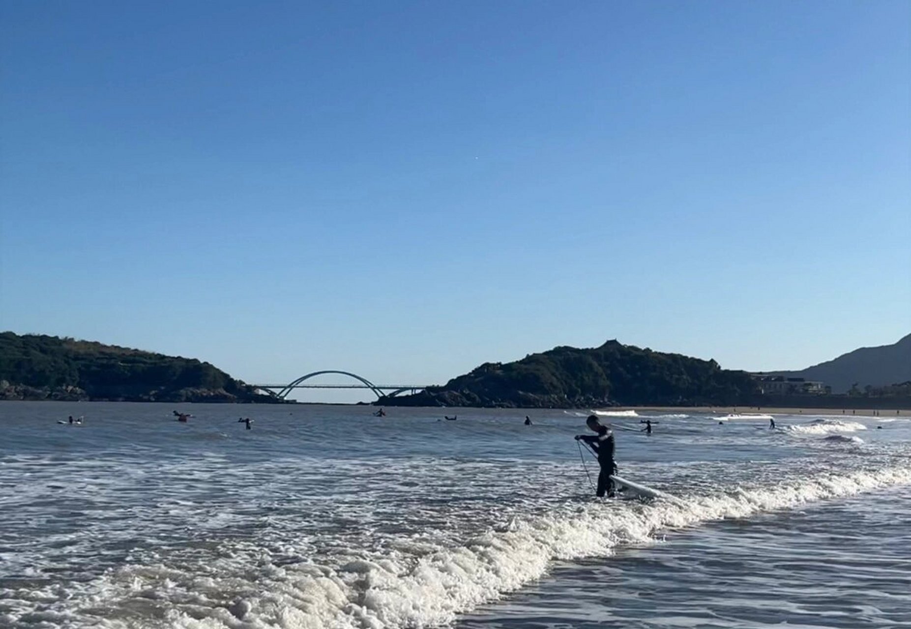 舟山朱家尖东沙海滩9215 拍照