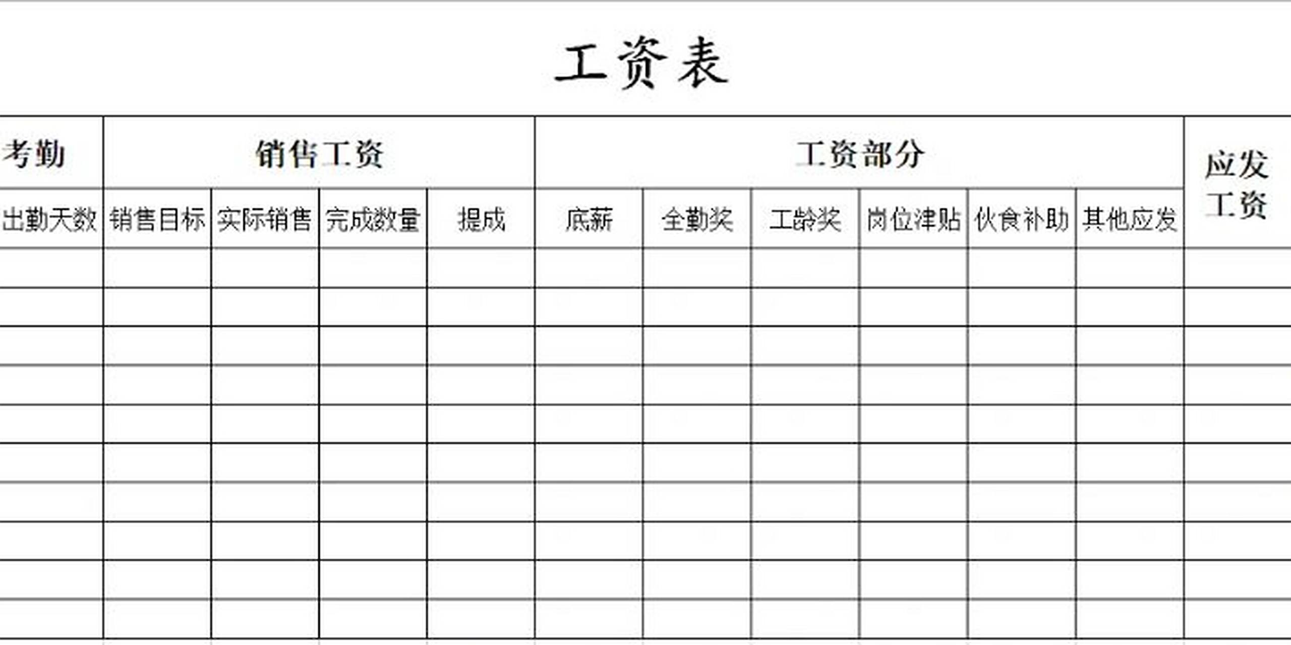 日常更新一个表格模板制作,希望可以帮助到大家～需要电子版的也可以