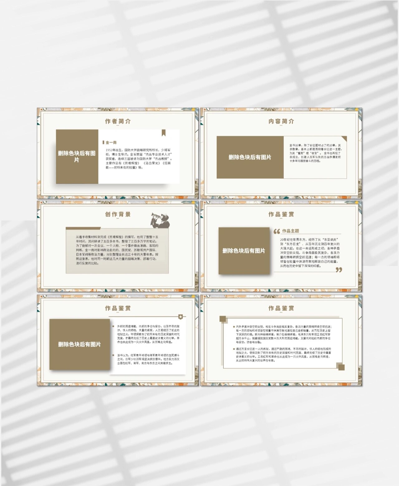 经典推荐苦难辉煌读书分享会ppt课件 合计ppt20页,word讲稿约2425字.