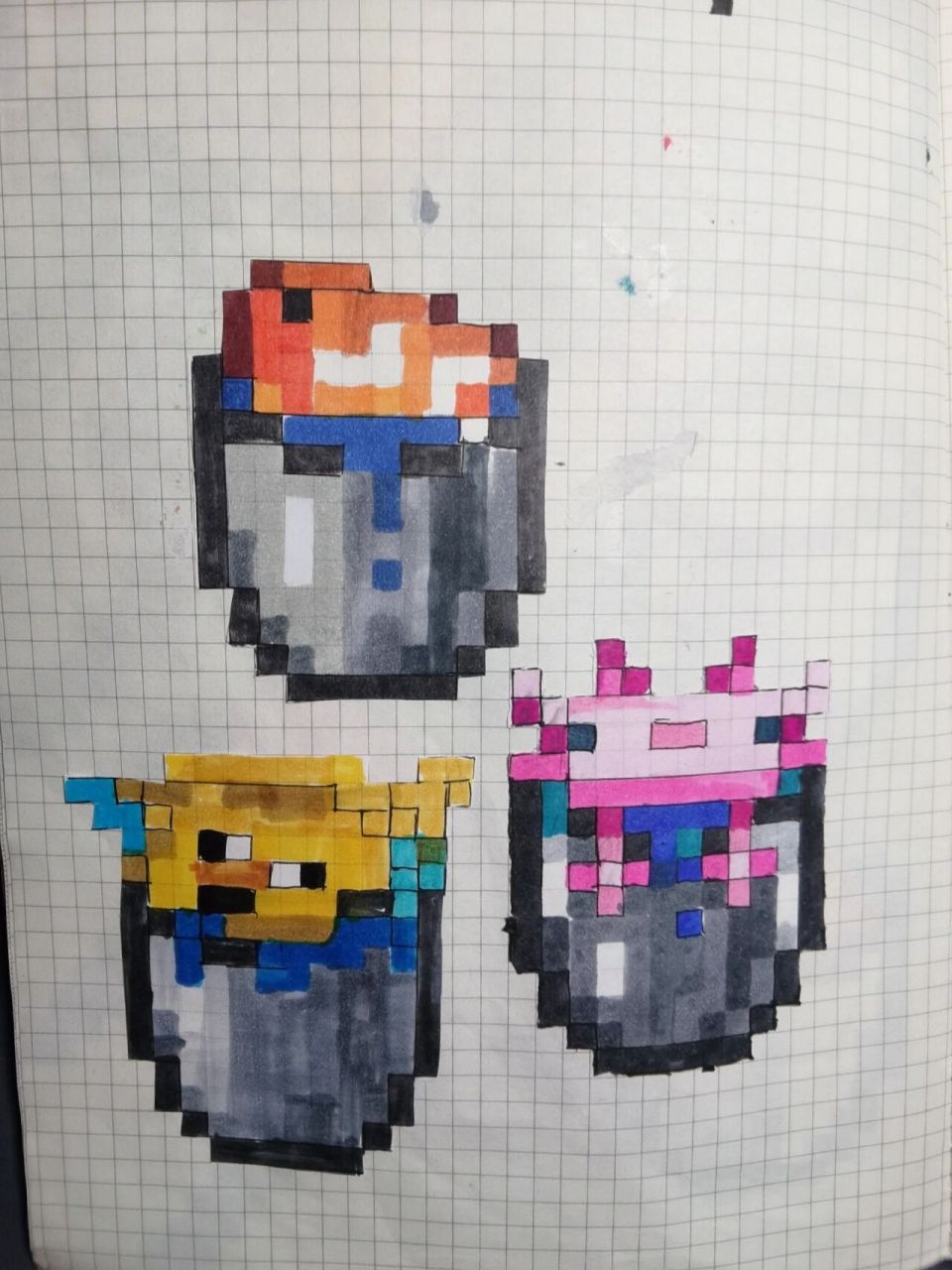 19水桶等 我的世界像素画1.19开坑了!