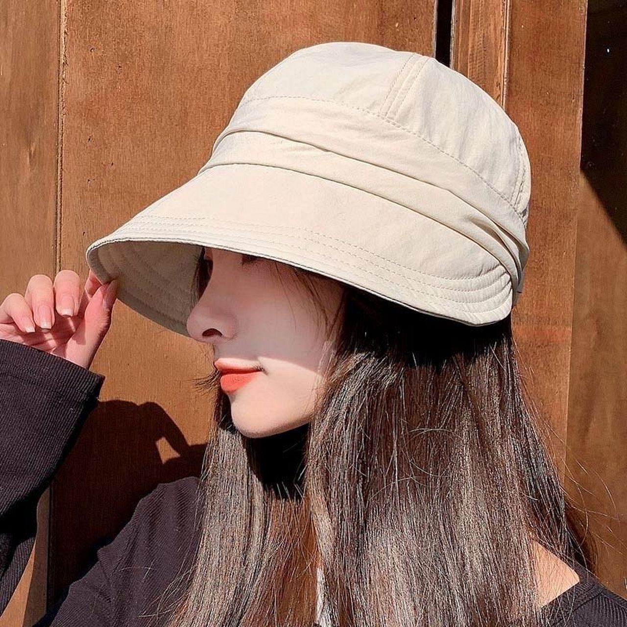 帽子女春夏新款遮阳防晒渔夫帽,21.8入!