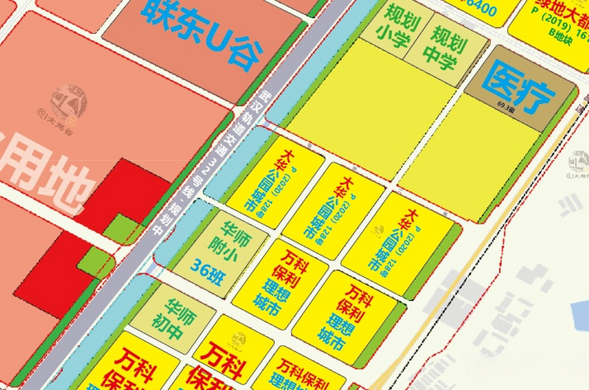 洪山青菱 | 大华公园城市一期b区 规划方案批前公示!