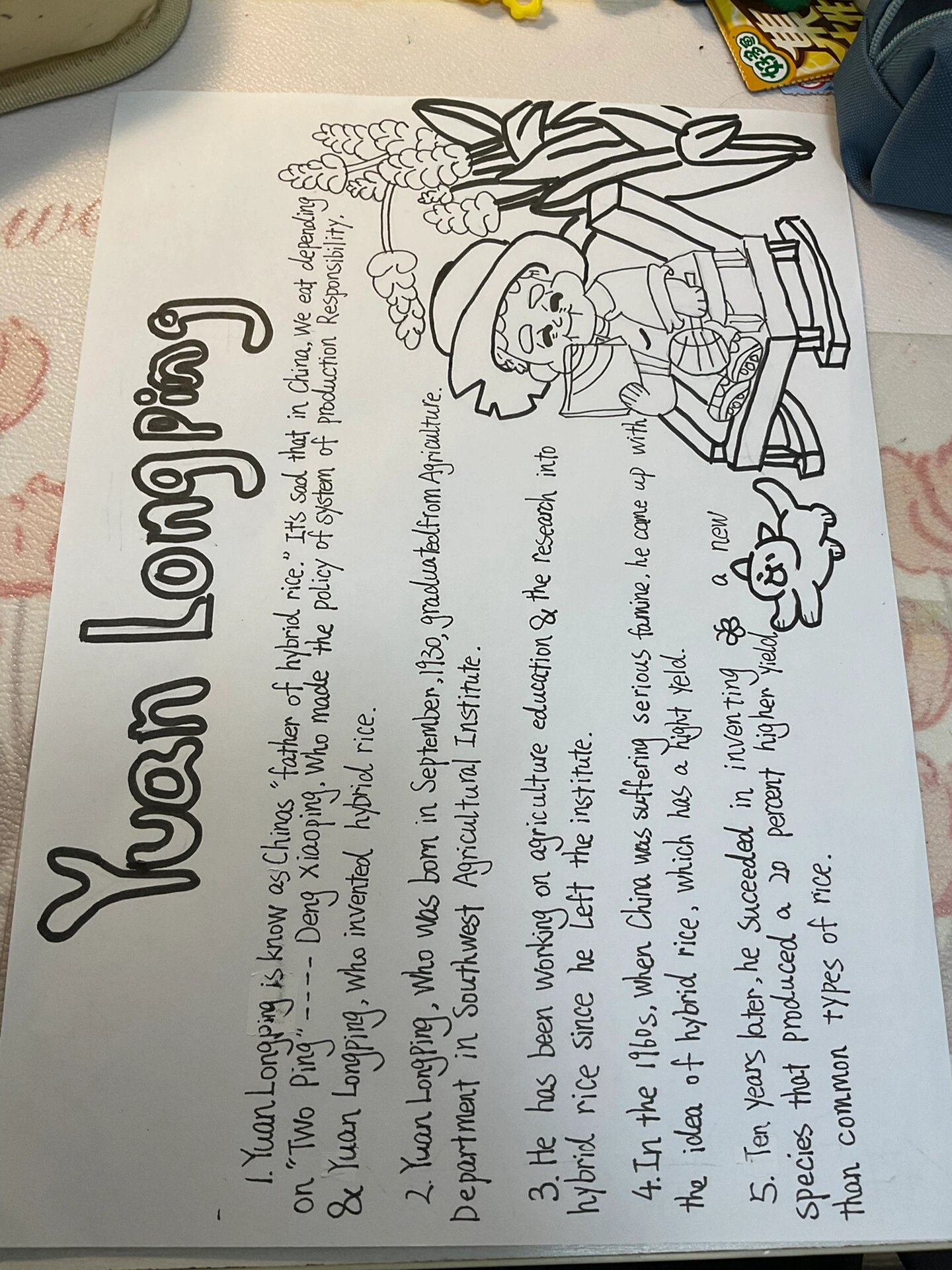 写六下英语名人的手抄报@李四教育家的动态