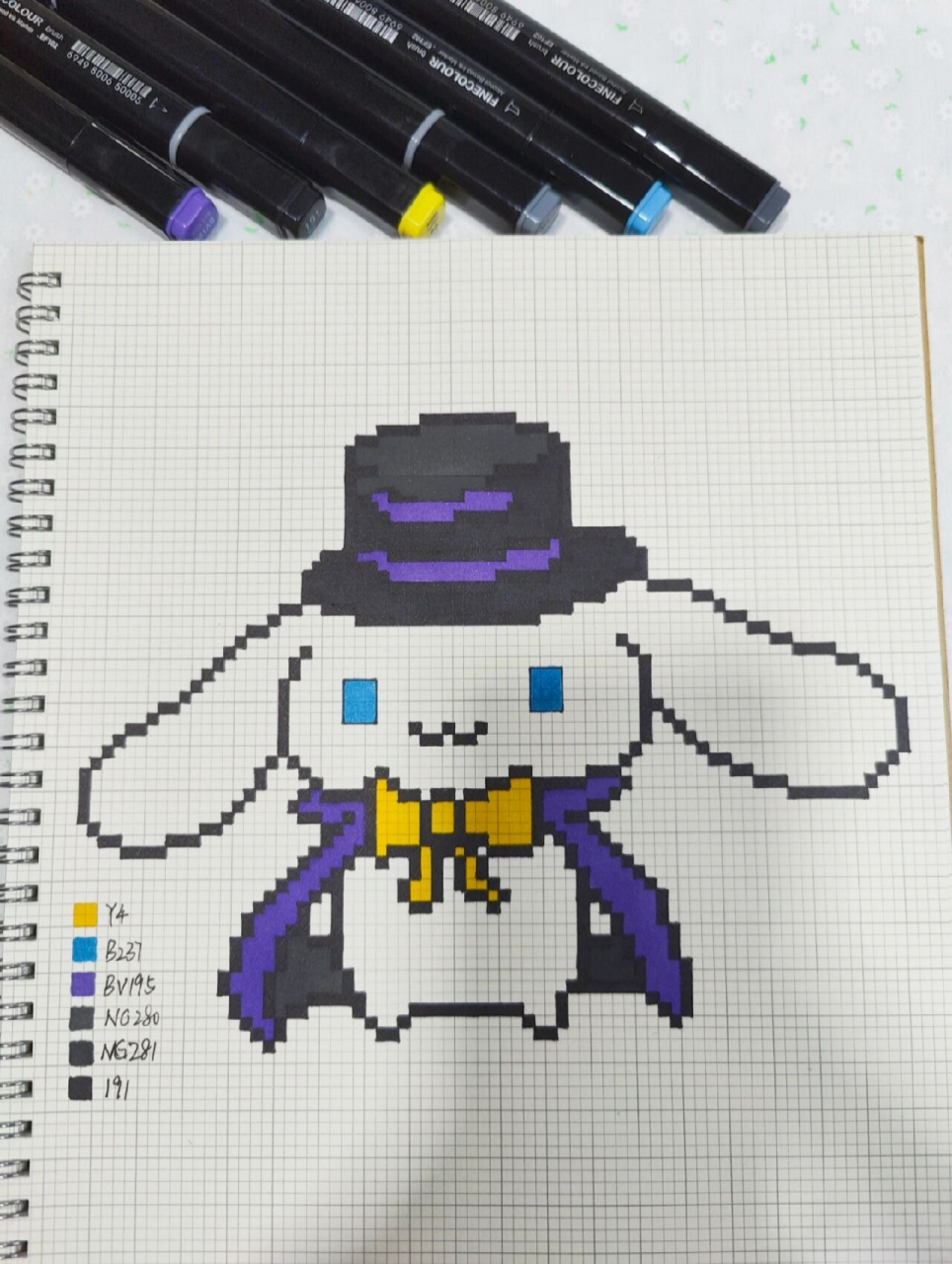 像素画55【二次创作】魔术师玉桂狗 三丽鸥 之前是哪位小姐姐要的