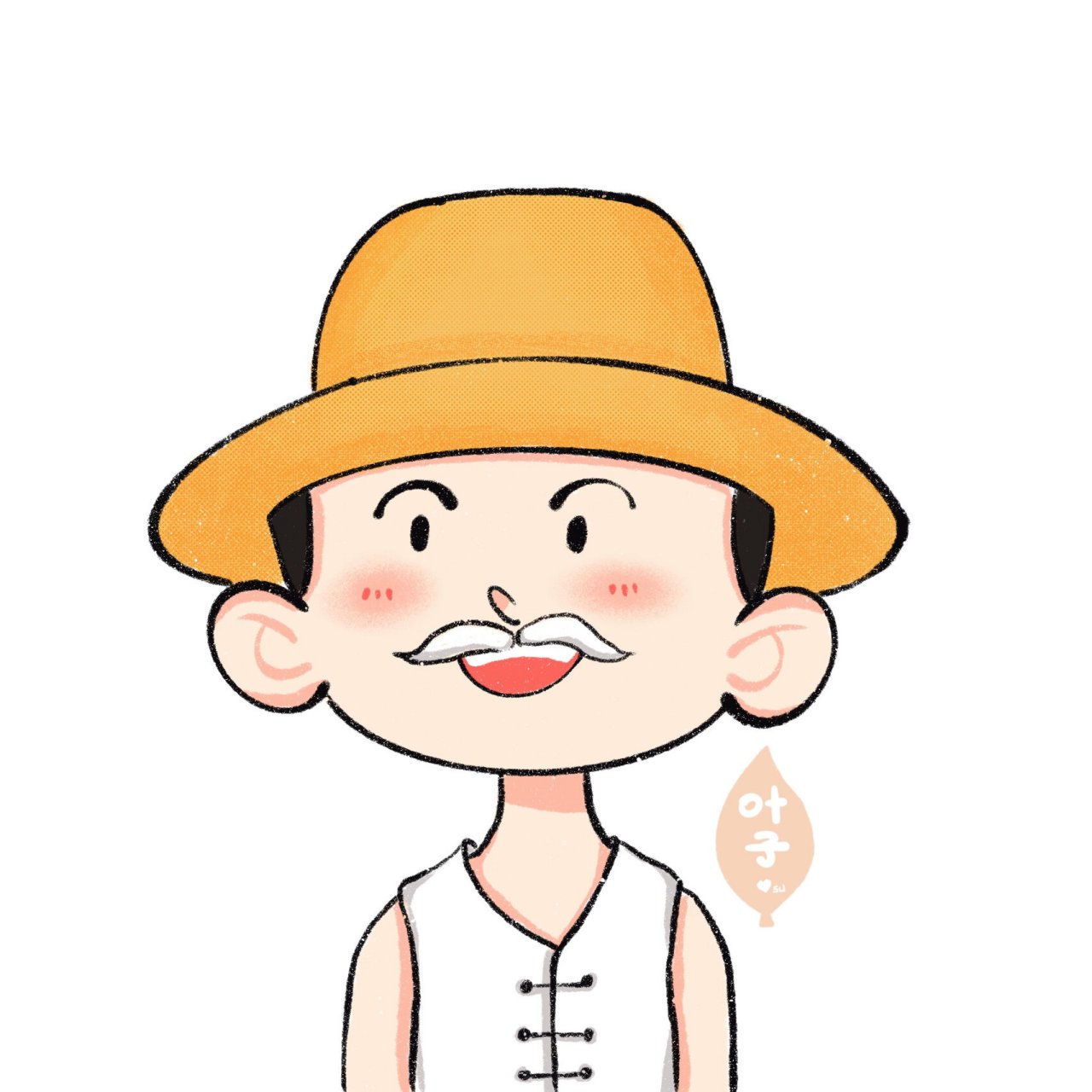 插画头像 |不同职业头像(二) 100/48-56 职业系列插画:税务员,电力人