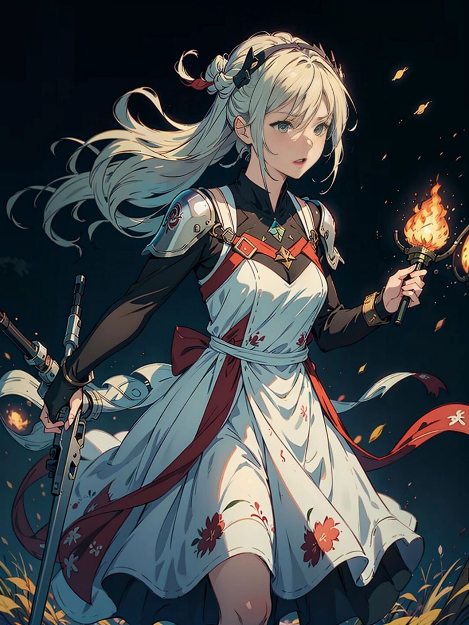 战斗少女小林 #动漫壁纸# #插画师分享# #二次元动漫壁纸# #插画师