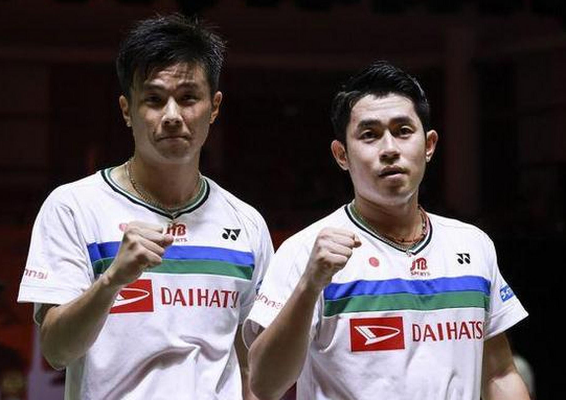 2023年日本羽毛球公开赛#   保木卓朗/小林优吾 21-16 21-9 莱恩/文