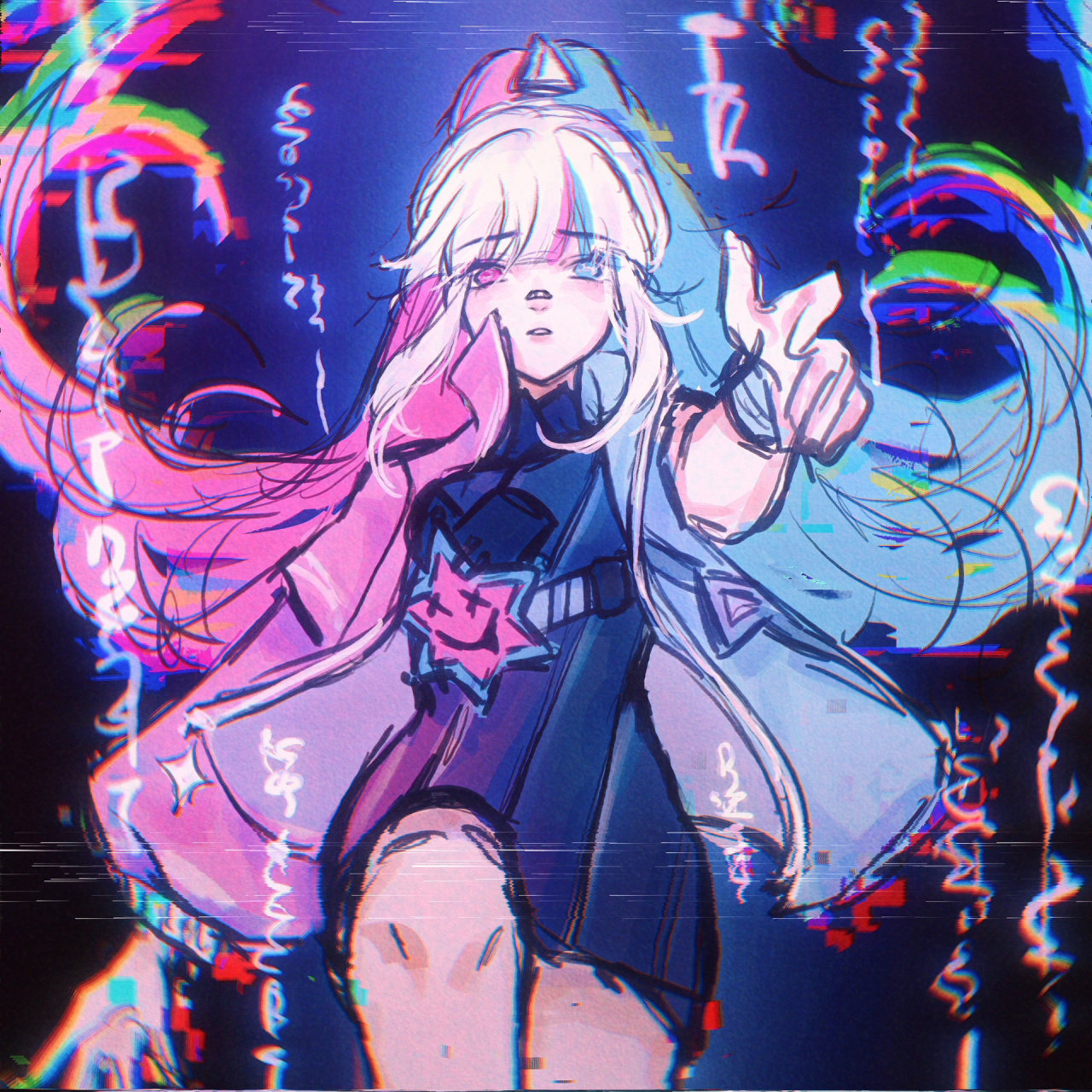 被代码铸就的我 真的可以拥有感情吗 好喜欢疯批美人 光速摸了